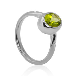 Diamantový prsteň s olivínom LRG726.WS