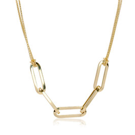 Zlatý luxusný náhrdelník LNL430.TR